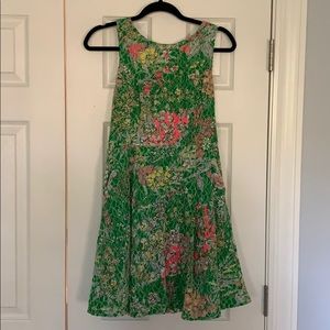 Maeve Anthropologie floral laced dress